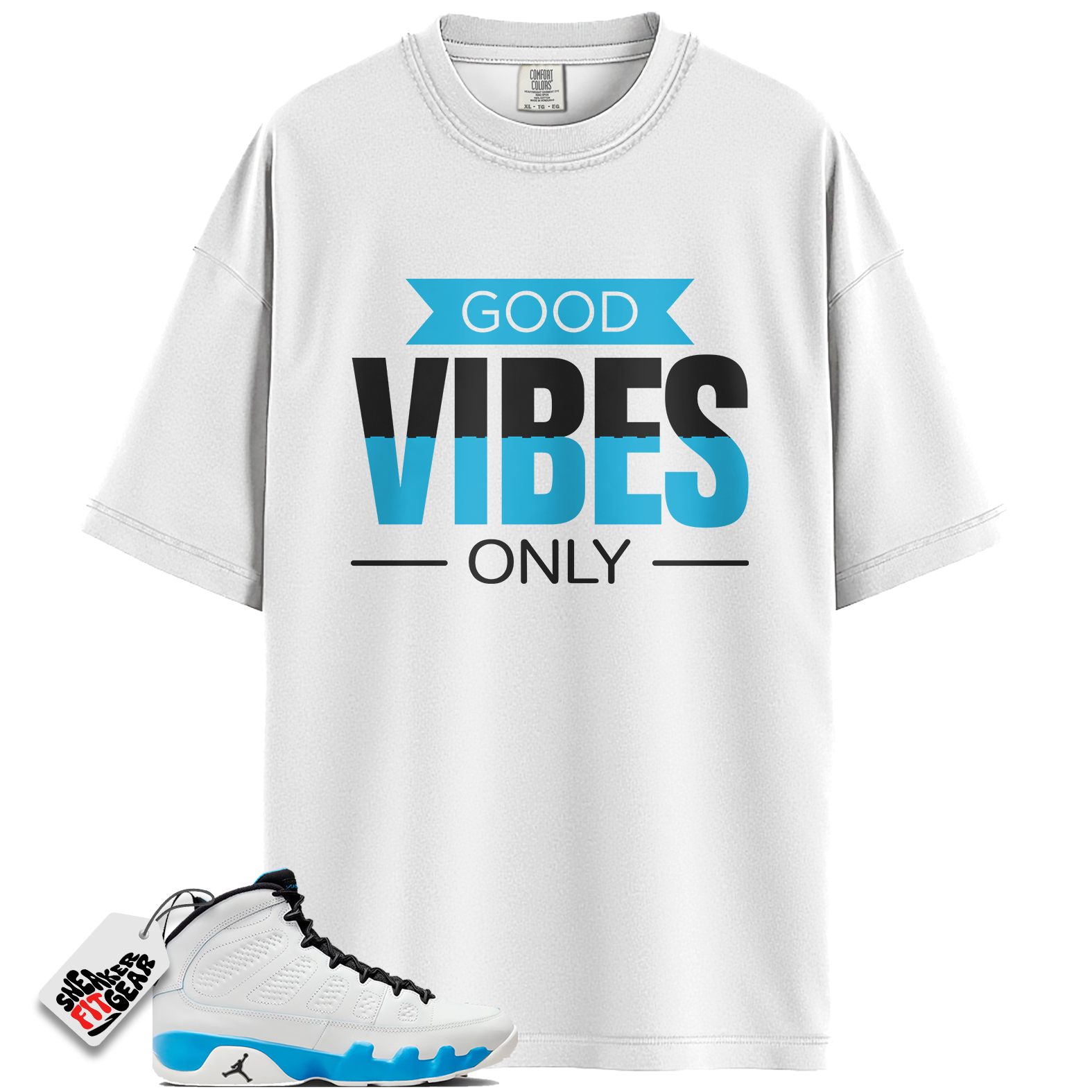 Jordan 9 Retro Powder Blue Match Shirts, GV T-Shirt To Match Jordan 9 Retro Powder Blue Main image