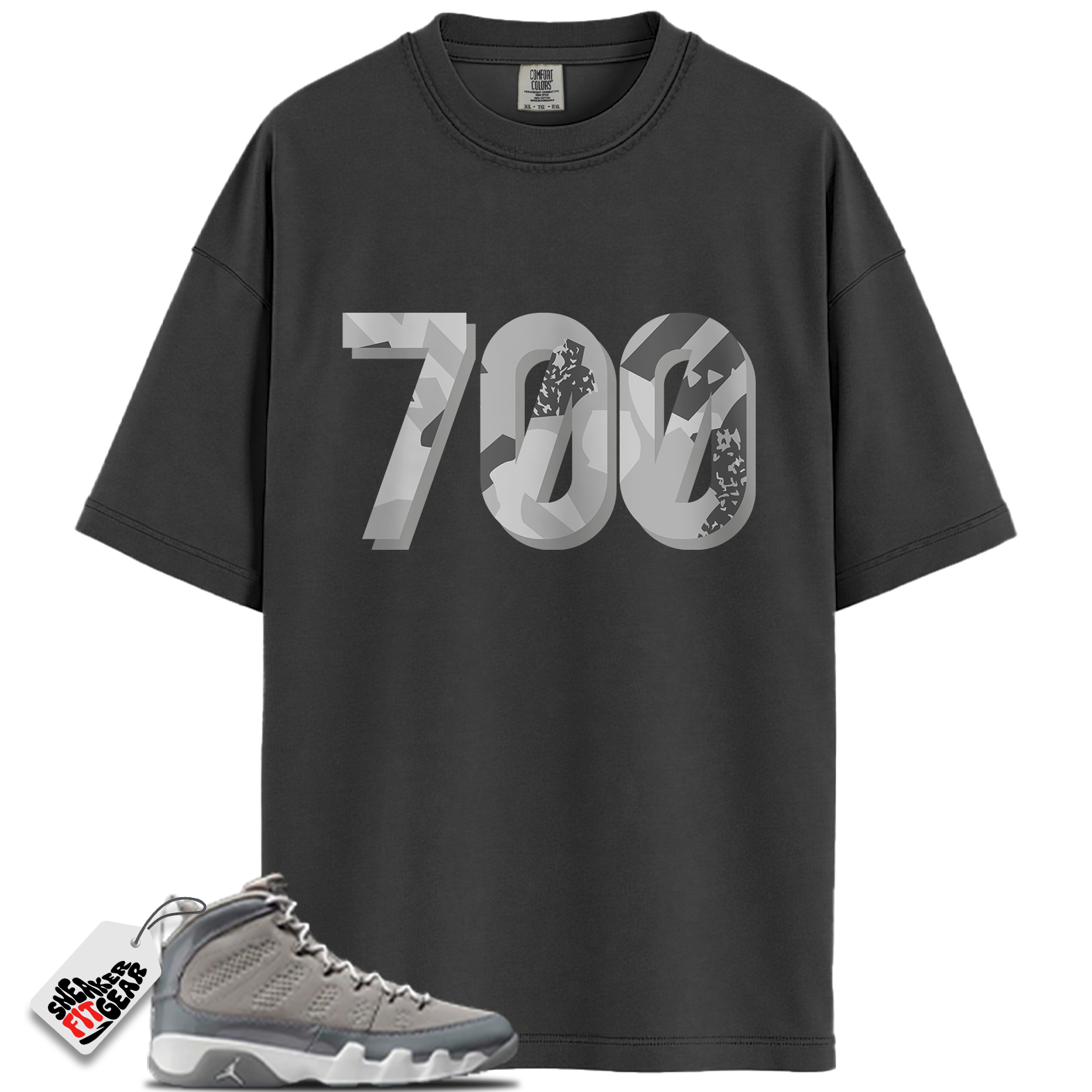 Jordan 9 Retro Particle Grey Match Shirts, Hustle Humble T-Shirt  To Match Jordan 9 Retro Particle Grey