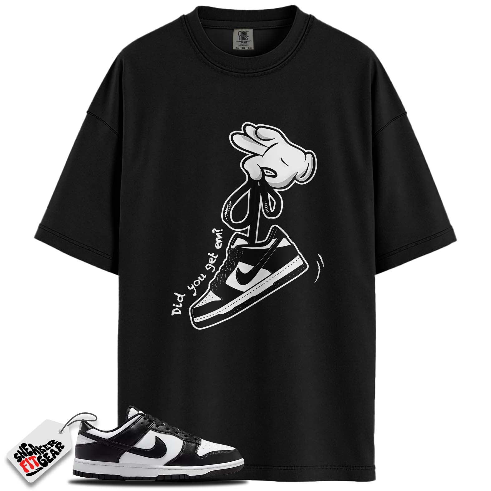 Dunk Low Retro White Black Panda Match Shirts, GET EM To Match Dunk Low Retro White Black Panda Main image