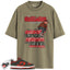 Dunk Low Mystic Red Cargo Khaki Match Shirts, NIGHTMARE To Match Dunk Low Mystic Red Cargo Khaki