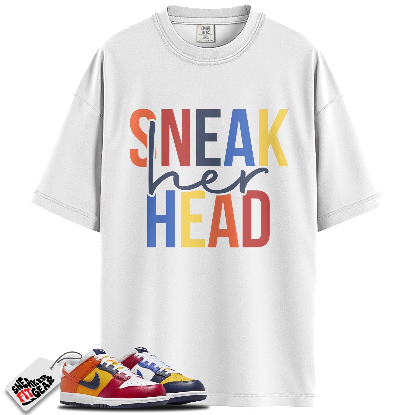Dunk Low QS CO.JP What The (2024) Match Shirts, SNEAK HER HEAD To Match Dunk Low QS CO.JP What The (2024)