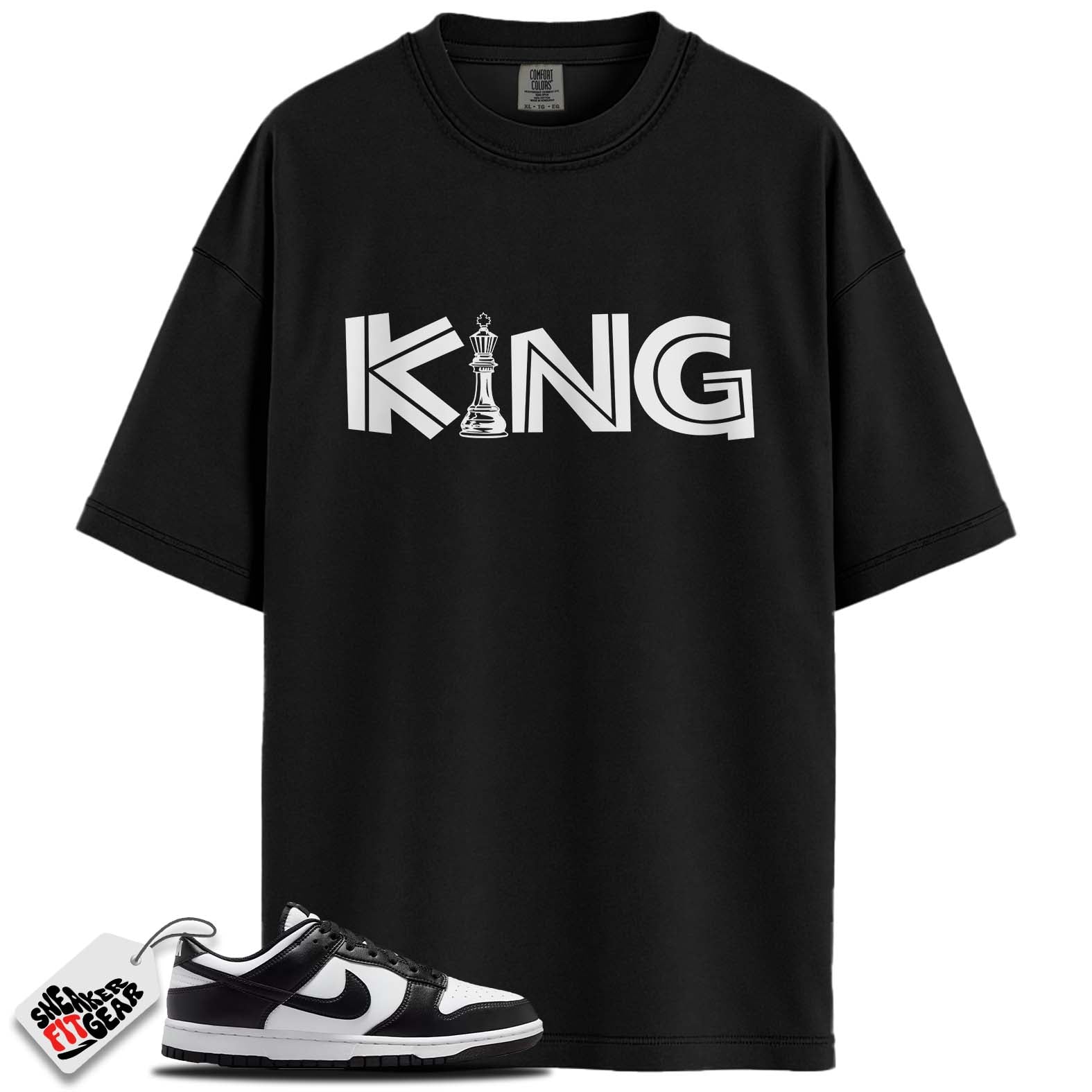 Dunk Low Retro White Black Panda Match Shirts, KING To Match Dunk Low Retro White Black Panda Main image