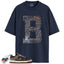 Dunk Low Tweed Midnight Navy Corduroy Match Shirts, BIG B BLESSED To Match Dunk Low Tweed Midnight Navy Corduroy