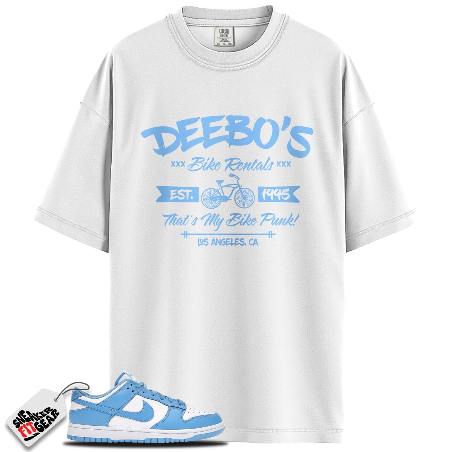 Dunk Low Retro University Blue Match Shirts, DEEBO'S BIKE To Match Dunk Low Retro University Blue Main image