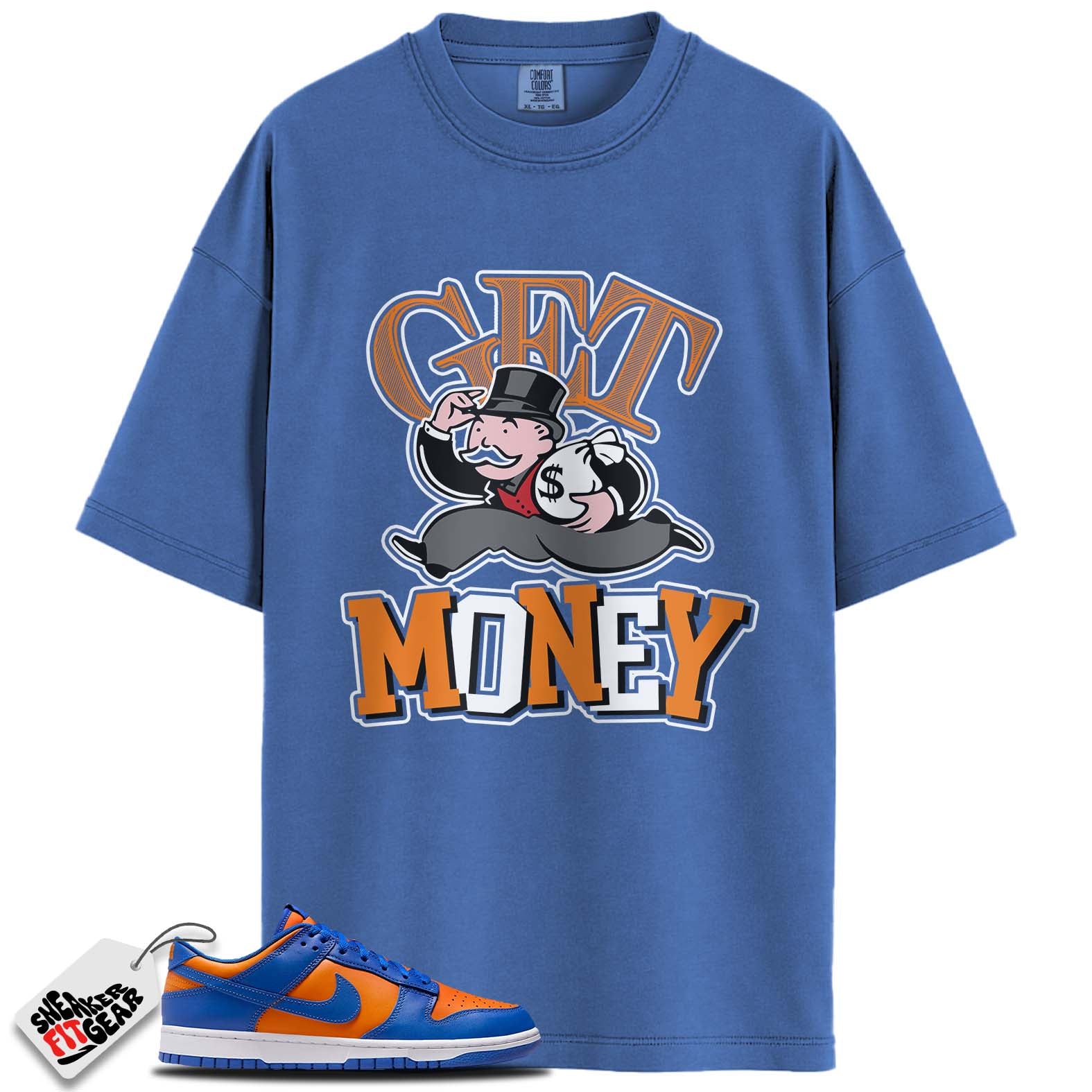 Dunk Low Knicks Match Shirts, GET MONEY To Match Dunk Low Knicks
