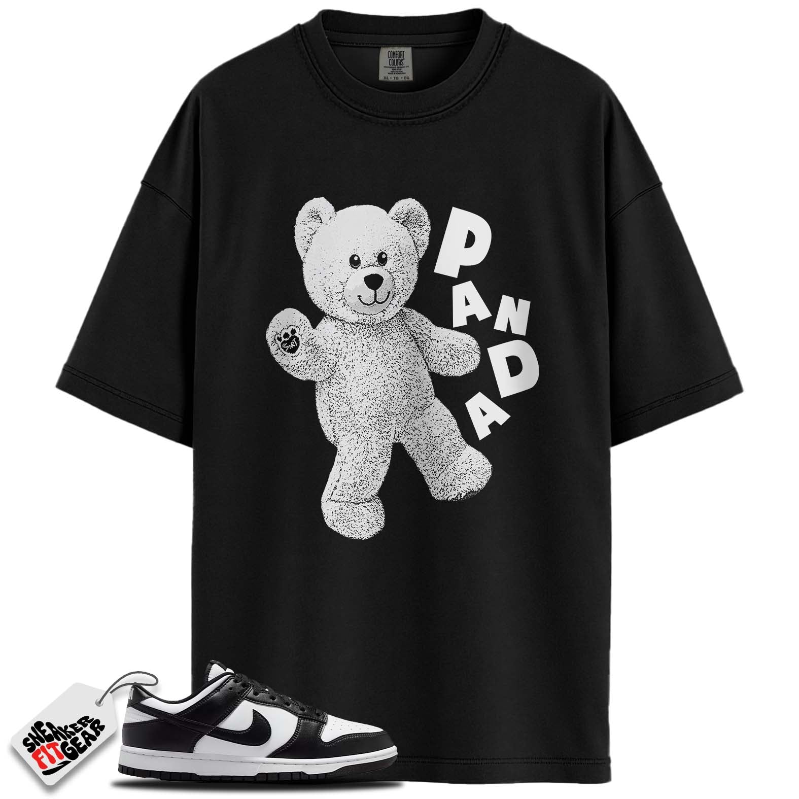 Dunk Low Retro White Black Panda Match Shirts, PANDA To Match Dunk Low Retro White Black Panda