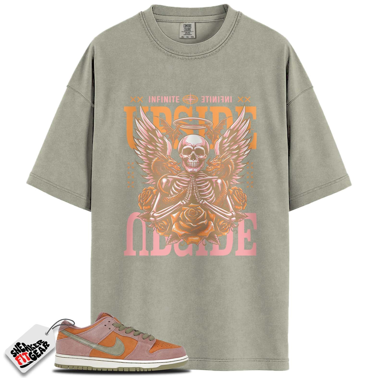 SB Dunk Low Red Stardust Match Shirts, UPSIDE To Match SB Dunk Low Red Stardust Main image