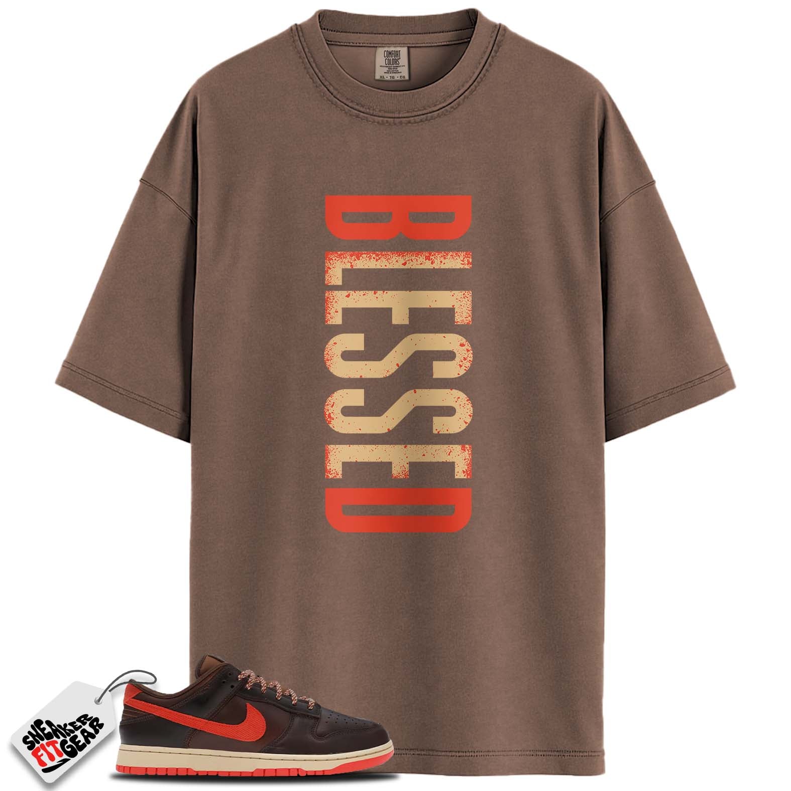 Dunk Low Retro Light British Tan Match Shirts, BLESSED To Match Dunk Low Retro Light British Tan