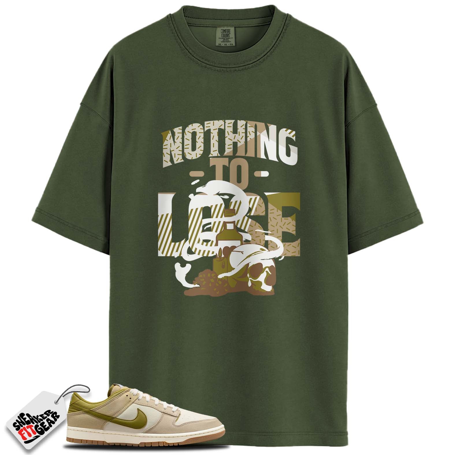 Dunk Low Since 72 Pacific Moss Match Shirts, NOTHING TO LOSE To Match Dunk Low Since 72 Pacific Moss