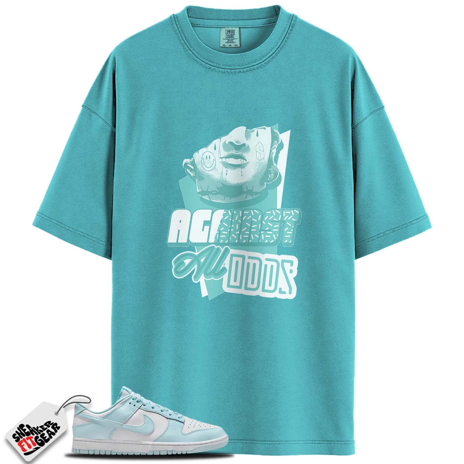 Dunk Low Glacier Blue Match Shirts, AGAINST To Match Dunk Low Glacier Blue Main image