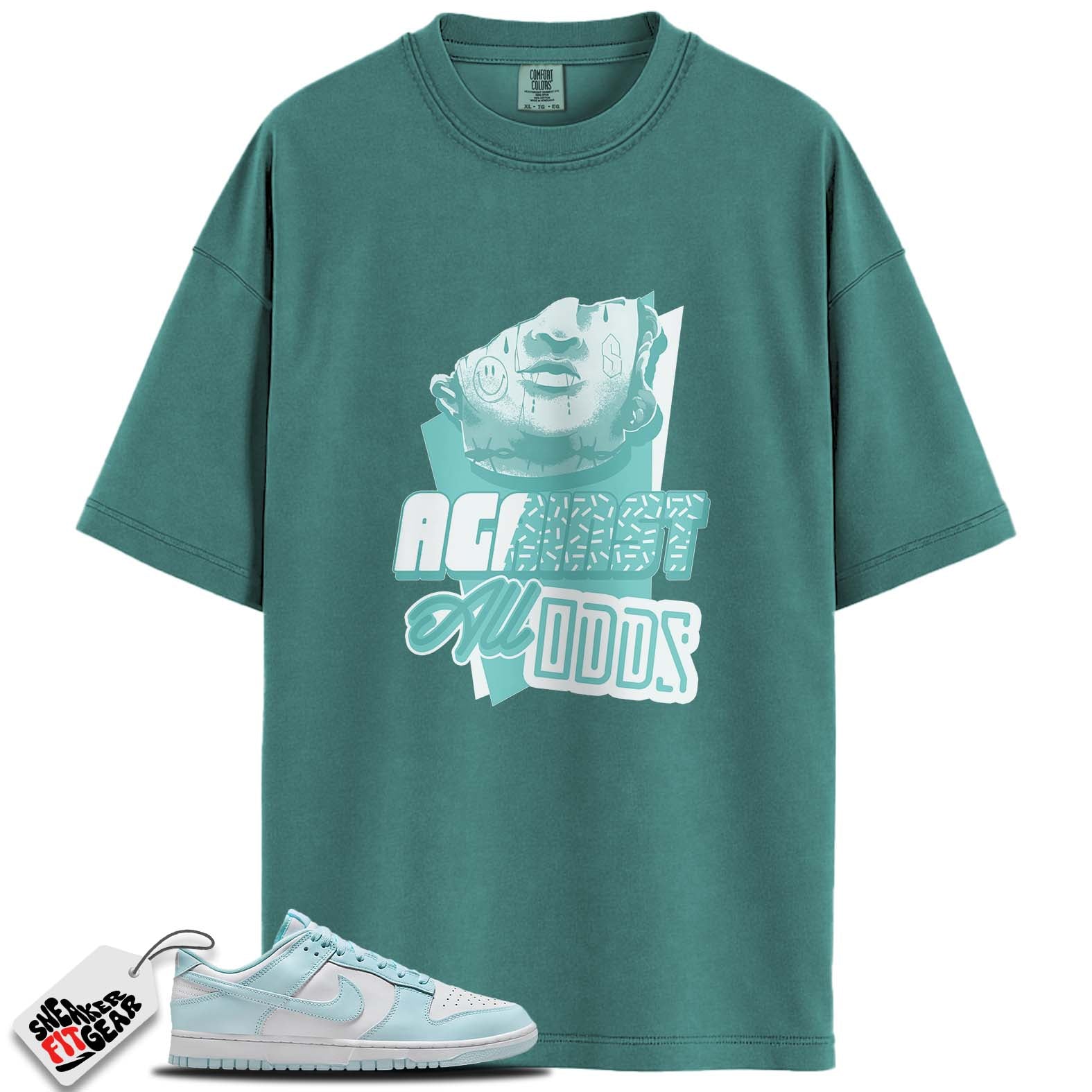Dunk Low Glacier Blue Match Shirts, AGAINST To Match Dunk Low Glacier Blue