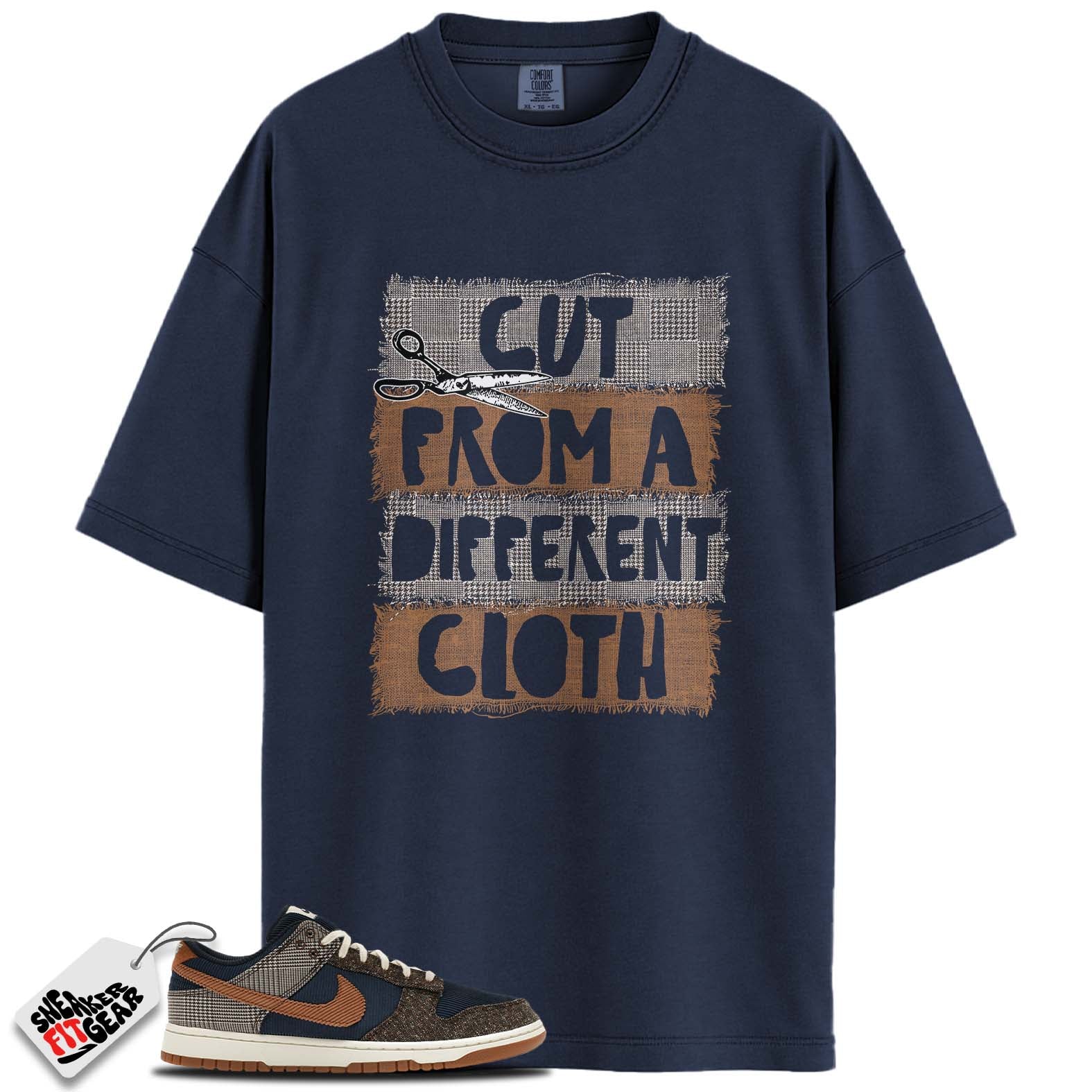 Dunk Low Tweed Midnight Navy Corduroy Match Shirts, DIFFERENT CLOTH To Match Dunk Low Tweed Midnight Navy Corduroy