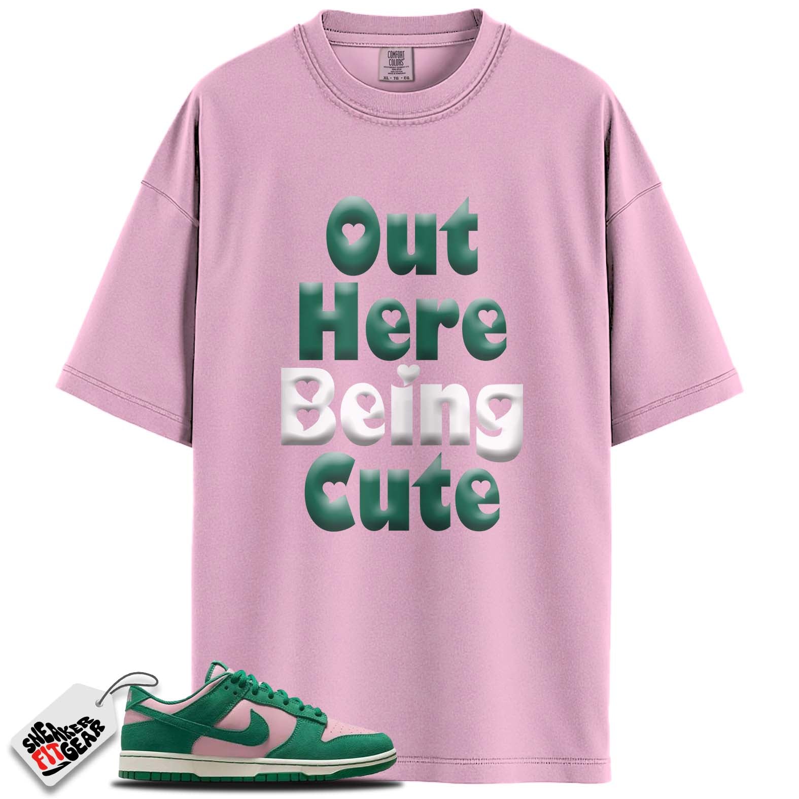 Dunk Low Retro SE Medium Soft Pink Malachite Match Shirts, BEING CUTE To Match Dunk Low Retro SE Medium Soft Pink Malachite Main image