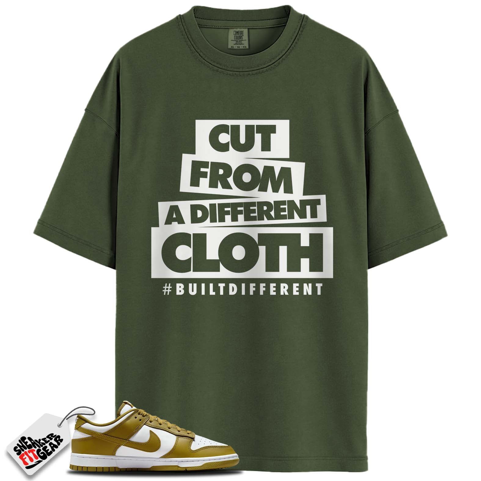 Dunk Low Retro Pacific Moss Match Shirts, #BUILTDIFFERENT To Match Dunk Low Retro Pacific Moss Main image