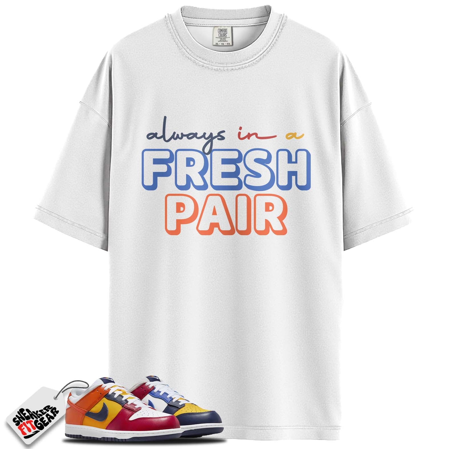 Dunk Low QS CO.JP What The (2024) Match Shirts, FRESH AIR To Match Dunk Low QS CO.JP What The (2024)