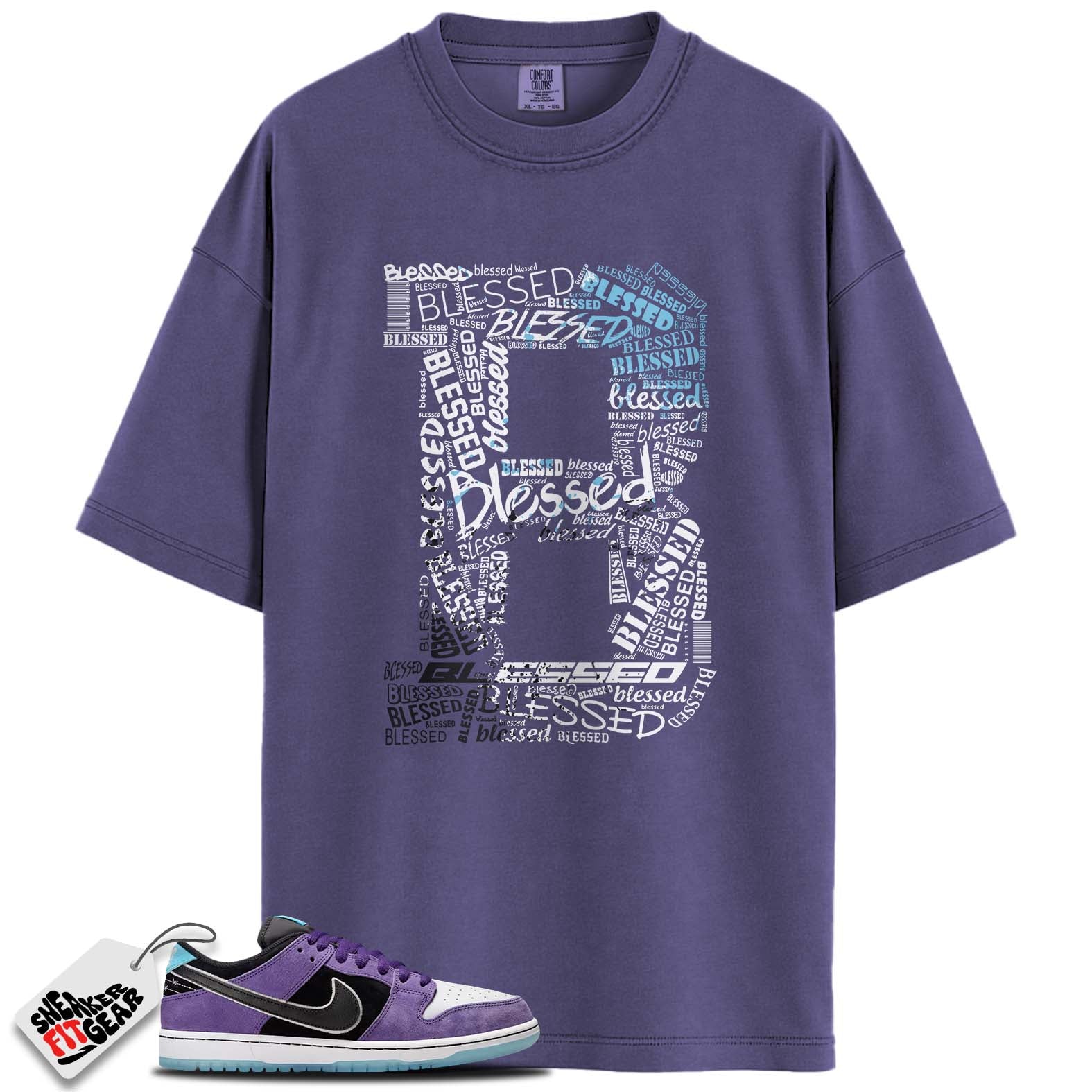 SB Dunk Low Hayley Wilson Match Shirts, BIG B BLESSED To Match SB Dunk Low Hayley Wilson Main image