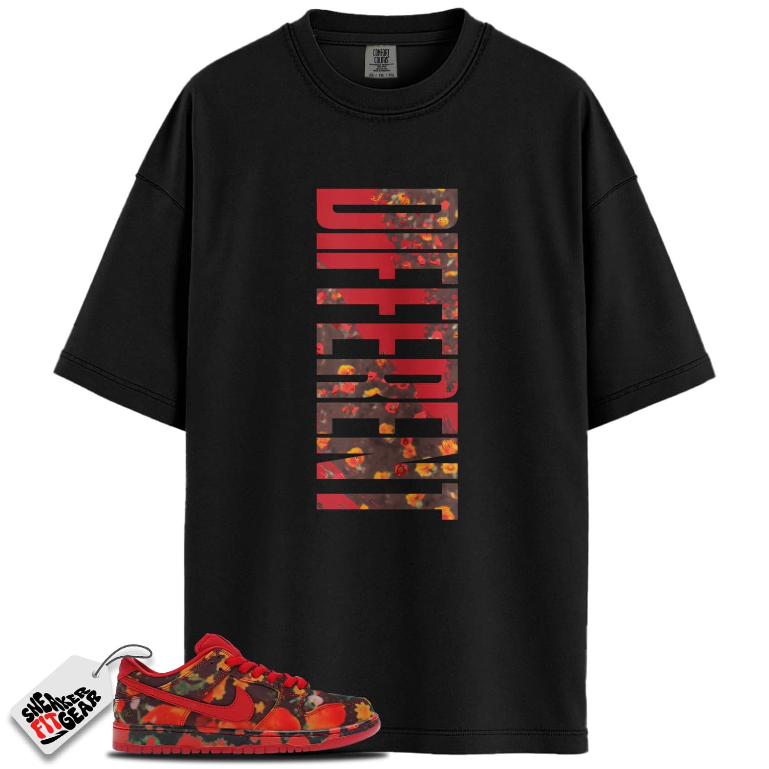 SB Dunk Low The Wizard of Oz Poppy Field Match Shirts, DIFFERENT To Match SB Dunk Low The Wizard of Oz Poppy Field