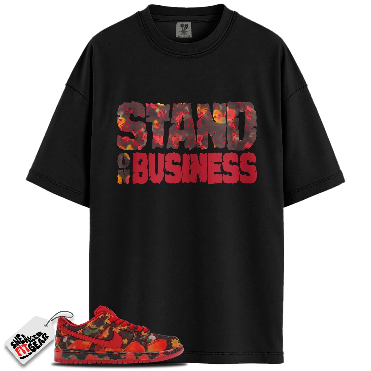 SB Dunk Low The Wizard of Oz Poppy Field Match Shirts, STAND ON BUSINESS To Match SB Dunk Low The Wizard of Oz Poppy Field