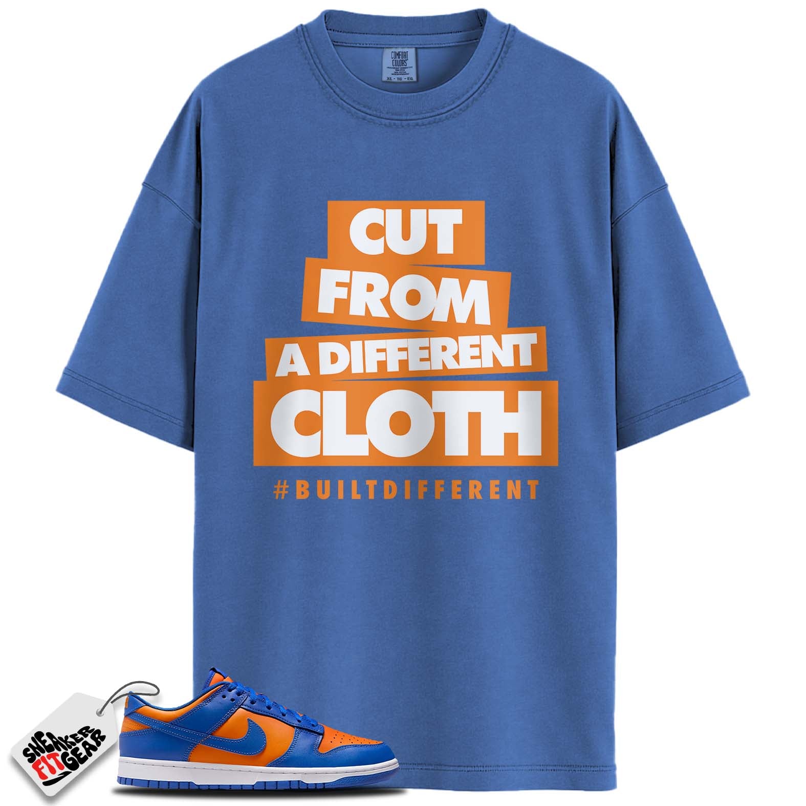 Dunk Low Knicks Match Shirts, #BUILTDIFFERENT To Match Dunk Low Knicks