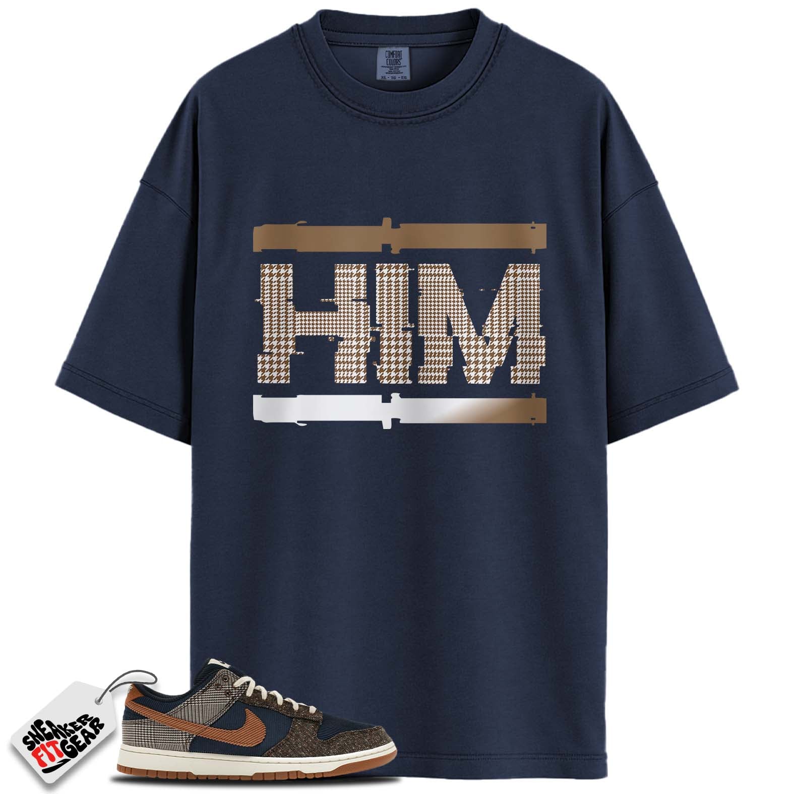 Dunk Low Tweed Midnight Navy Corduroy Match Shirts, HIM To Match Dunk Low Tweed Midnight Navy Corduroy