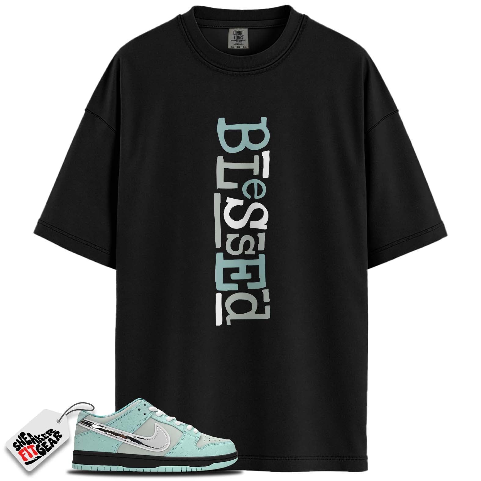 SB Dunk Low Tiffany Diamonds Lobster Match Shirts, BLESSED To Match SB Dunk Low Tiffany Diamonds Lobster Main image