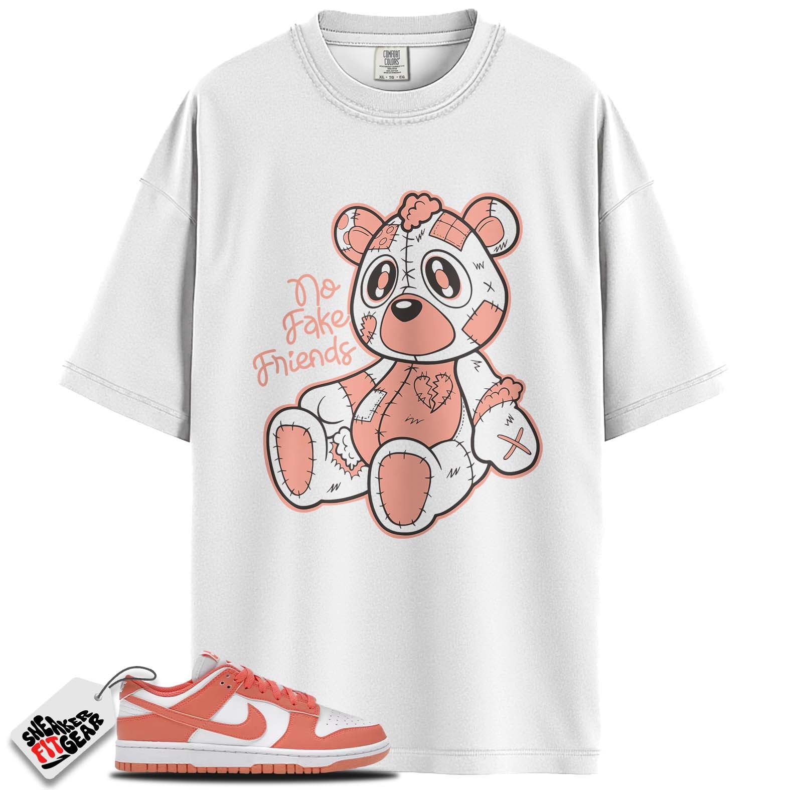 Dunk Low Light Wild Mango Match Shirts, NO FAKE FRIENDS To Match Dunk Low Light Wild Mango Main image