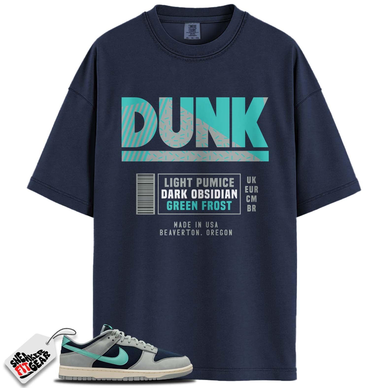 Dunk Low Retro Premium Light Pumice Green Frost Match Shirts, DUNK To Match Dunk Low Retro Premium Light Pumice Green Frost