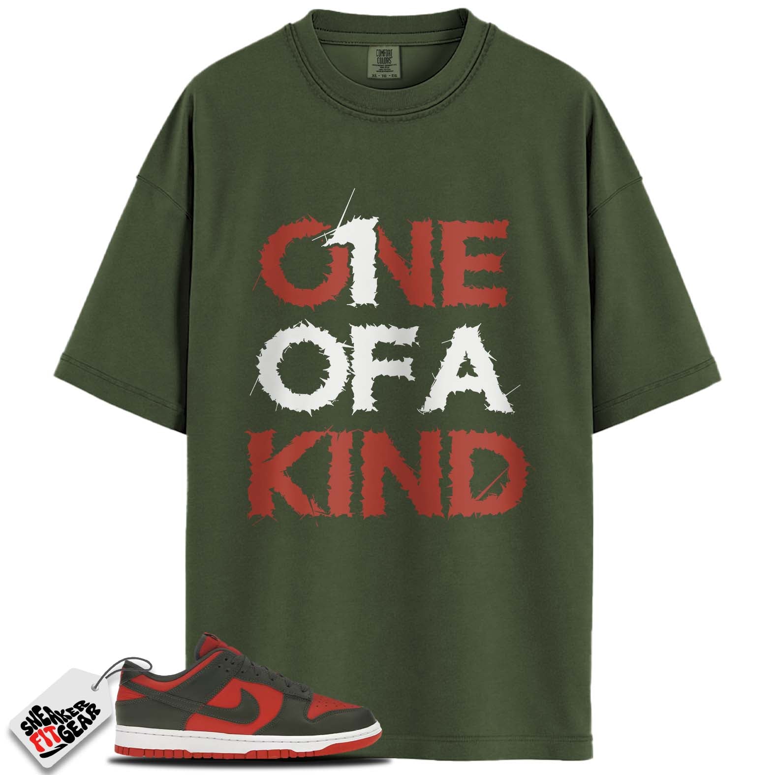 Dunk Low Mystic Red Cargo Khaki Match Shirts, 1OAK To Match Dunk Low Mystic Red Cargo Khaki