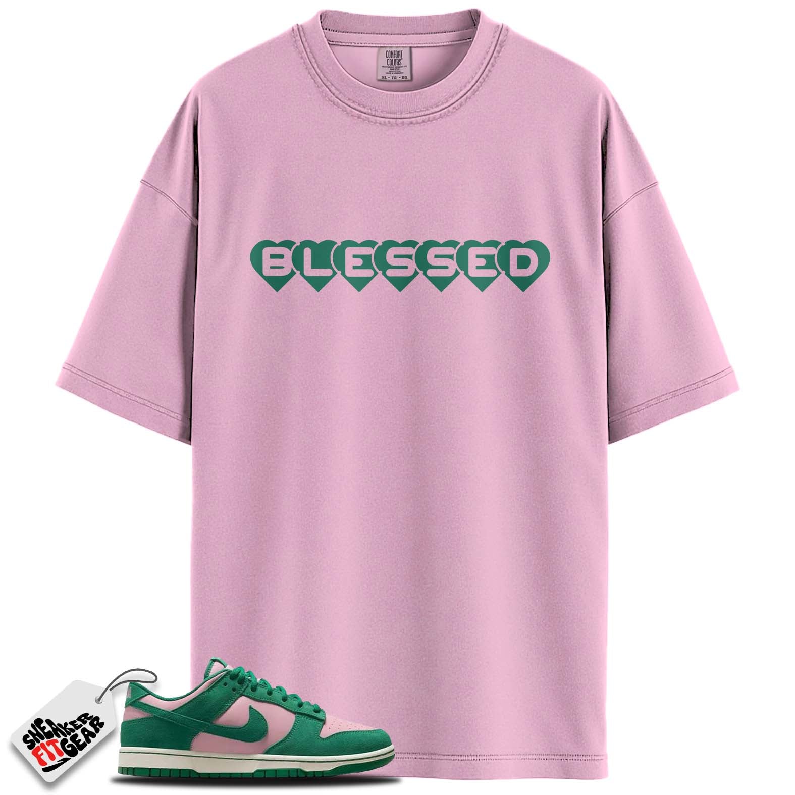 Dunk Low Retro SE Medium Soft Pink Malachite Match Shirts, BLESSED To Match Dunk Low Retro SE Medium Soft Pink Malachite