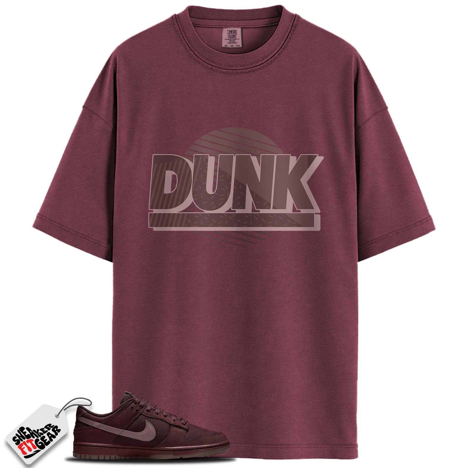 Dunk Low Premium Burgundy Crush Match Shirts, DUNK To Match Dunk Low Premium Burgundy Crush