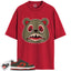 Dunk Low Mystic Red Cargo Khaki Match Shirts, BEAR TALK To Match Dunk Low Mystic Red Cargo Khaki