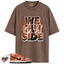 Dunk Mid Amber Brown Match Shirts, WE OUT SIDE To Match Dunk Mid Amber Brown