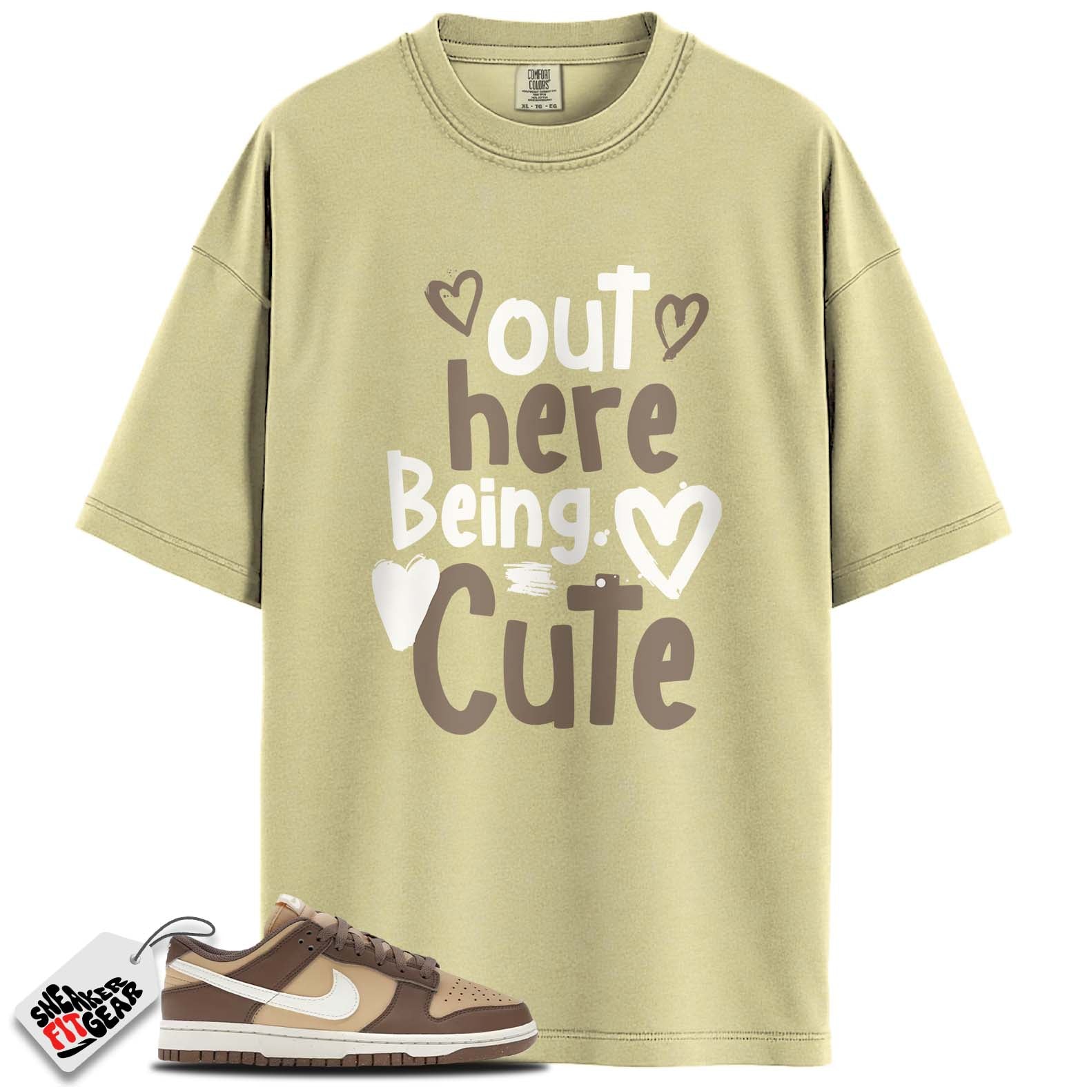 Dunk Low Next Nature Mink Brown Sesame Match Shirts, BEING CUTE To Match Dunk Low Next Nature Mink Brown Sesame