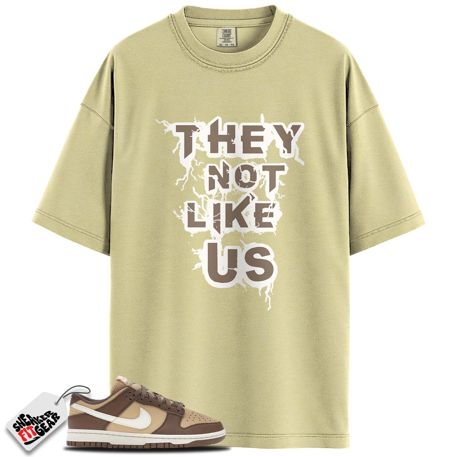 Dunk Low Next Nature Mink Brown Sesame Match Shirts, THEY NOT LIKE US To Match Dunk Low Next Nature Mink Brown Sesame Main image