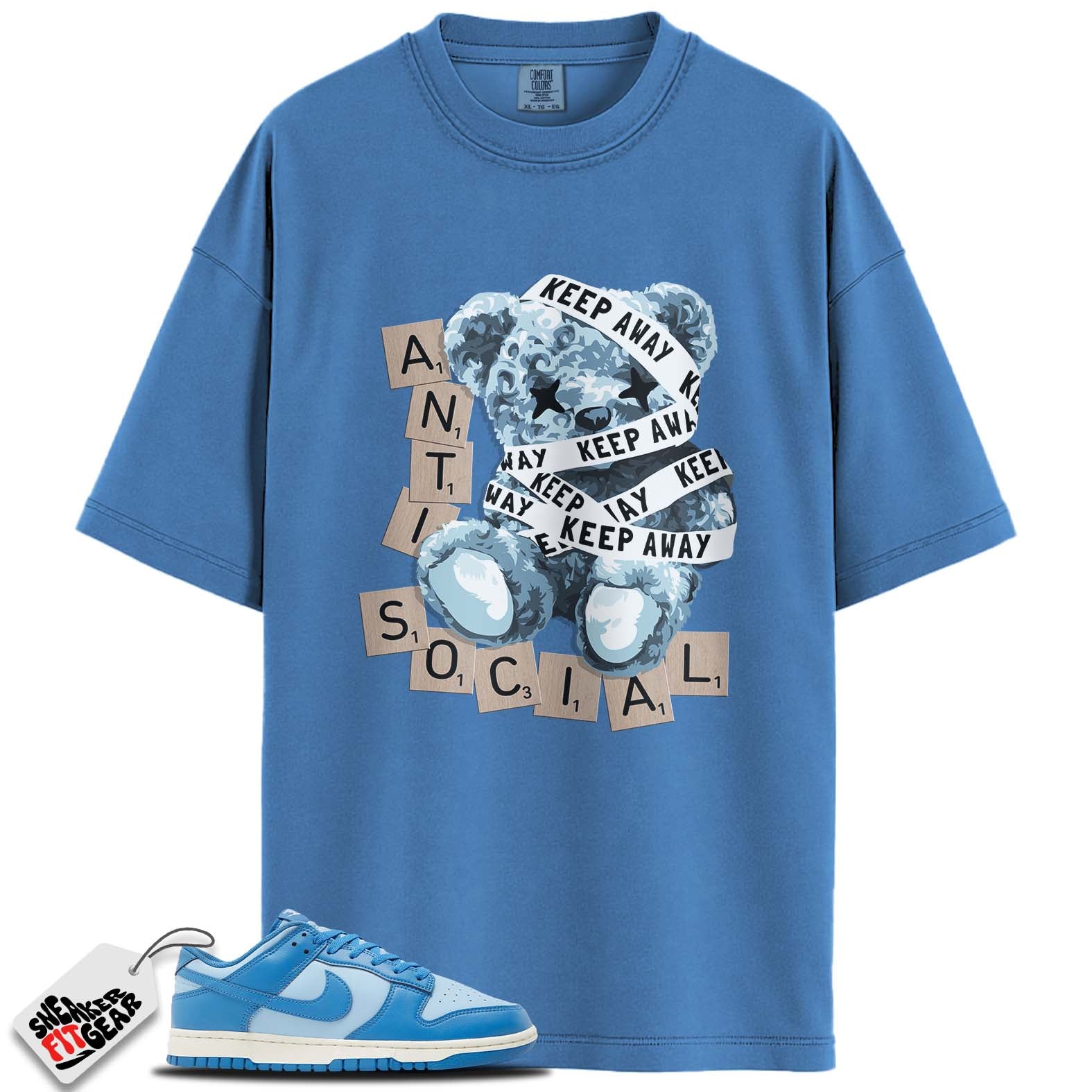 Dunk Low Psychic Blue Match Shirts, ANTI SOCIAL To Match Dunk Low Psychic Blue Main image