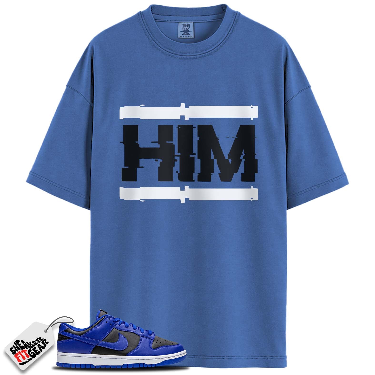 Dunk Low Hyper Cobalt Match Shirts, HIM To Match Dunk Low Hyper Cobalt