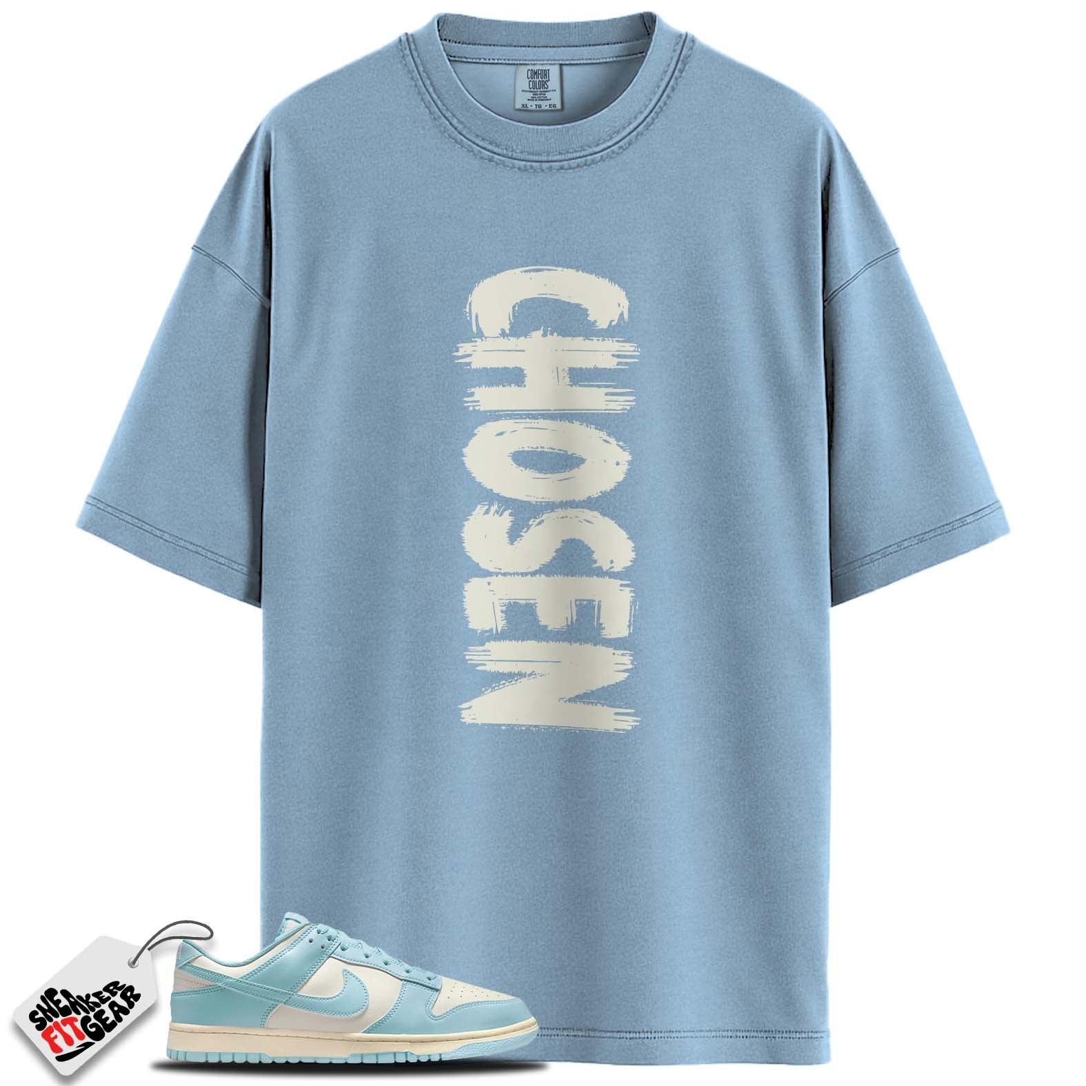Dunk Low Glacier Blue Pale Ivory Match Shirts, CHOSEN To Match Dunk Low Glacier Blue Pale Ivory