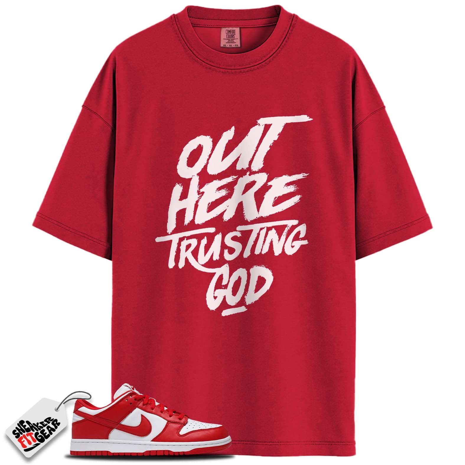 Dunk Low SP St. John's Match Shirts, TRUSTING GOD To Match Dunk Low SP St. John's Main image