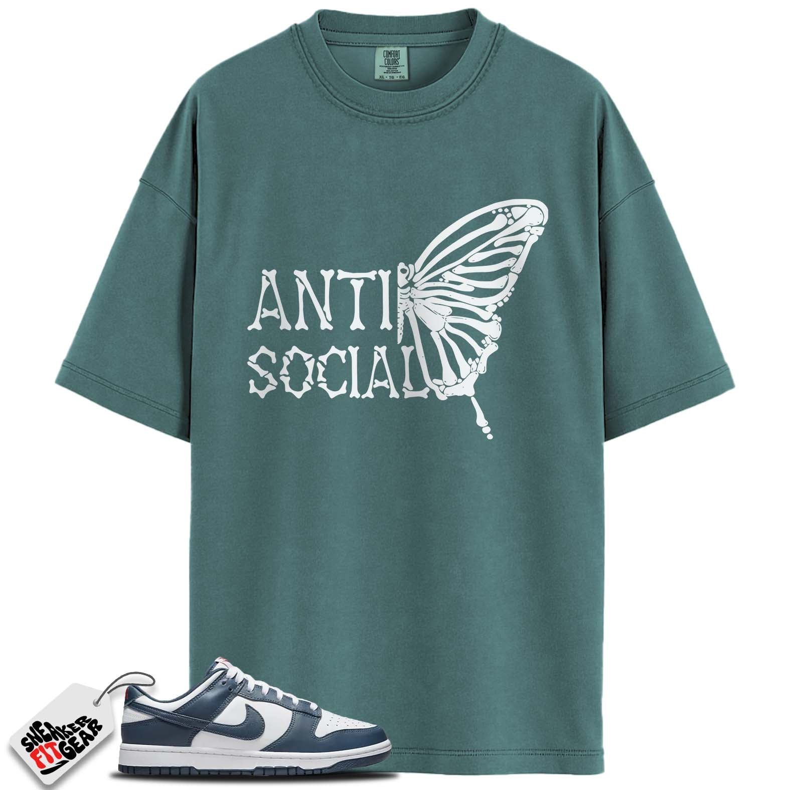 Dunk Low Valerian Blue Match Shirts, ANTI SOCIAL To Match Dunk Low Valerian Blue Main image