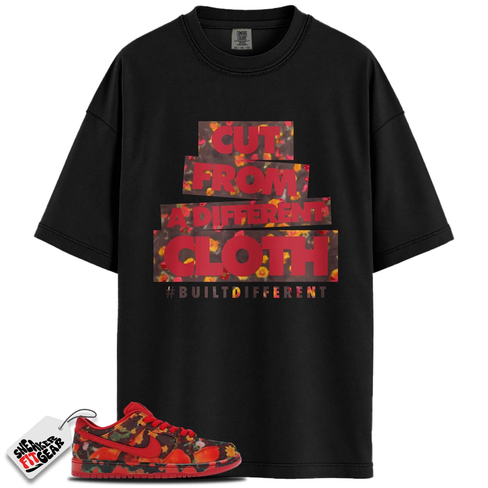 SB Dunk Low The Wizard of Oz Poppy Field Match Shirts, #BUILTDIFFERENT To Match SB Dunk Low The Wizard of Oz Poppy Field