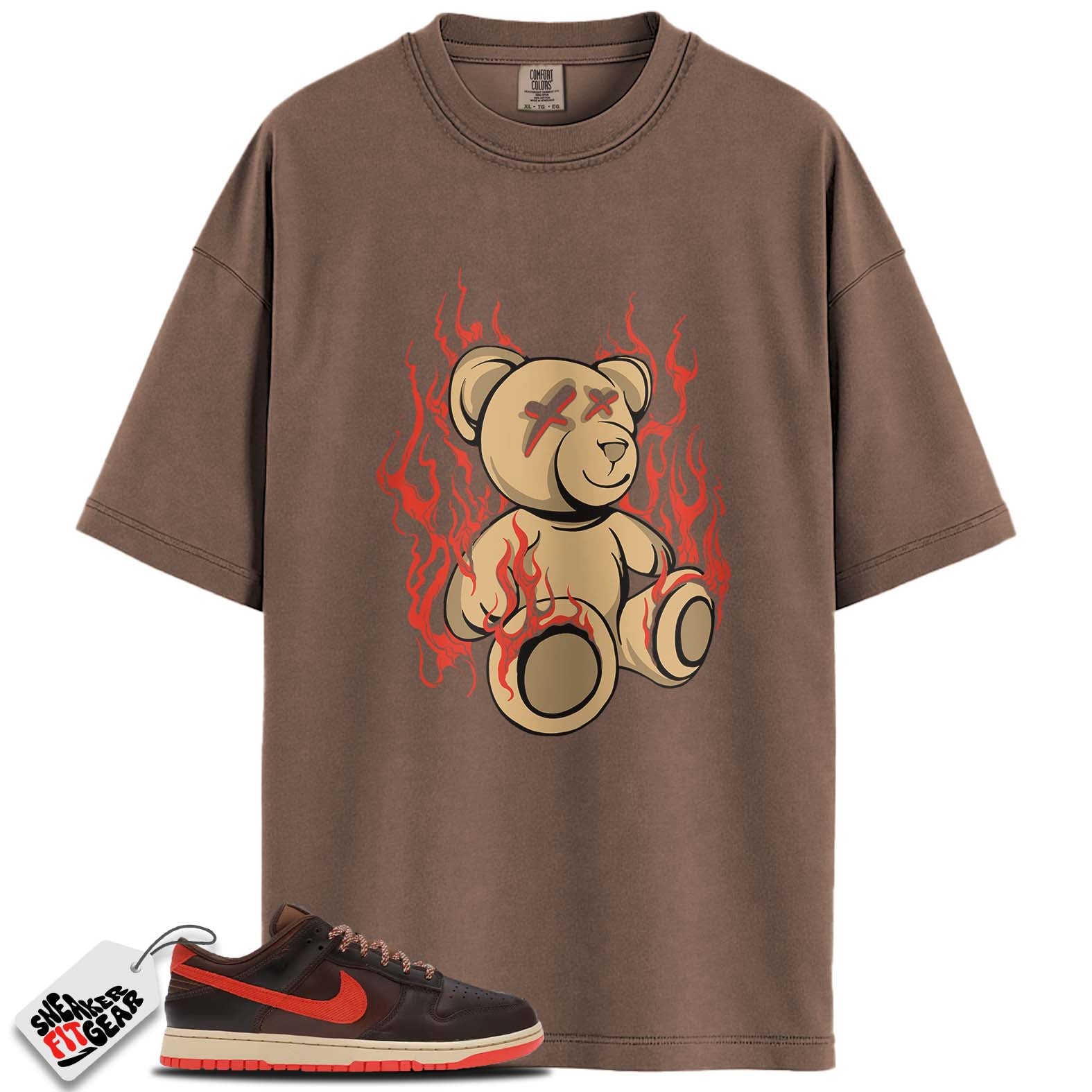 Dunk Low Retro Light British Tan Match Shirts, BURN BEAR To Match Dunk Low Retro Light British Tan Main image