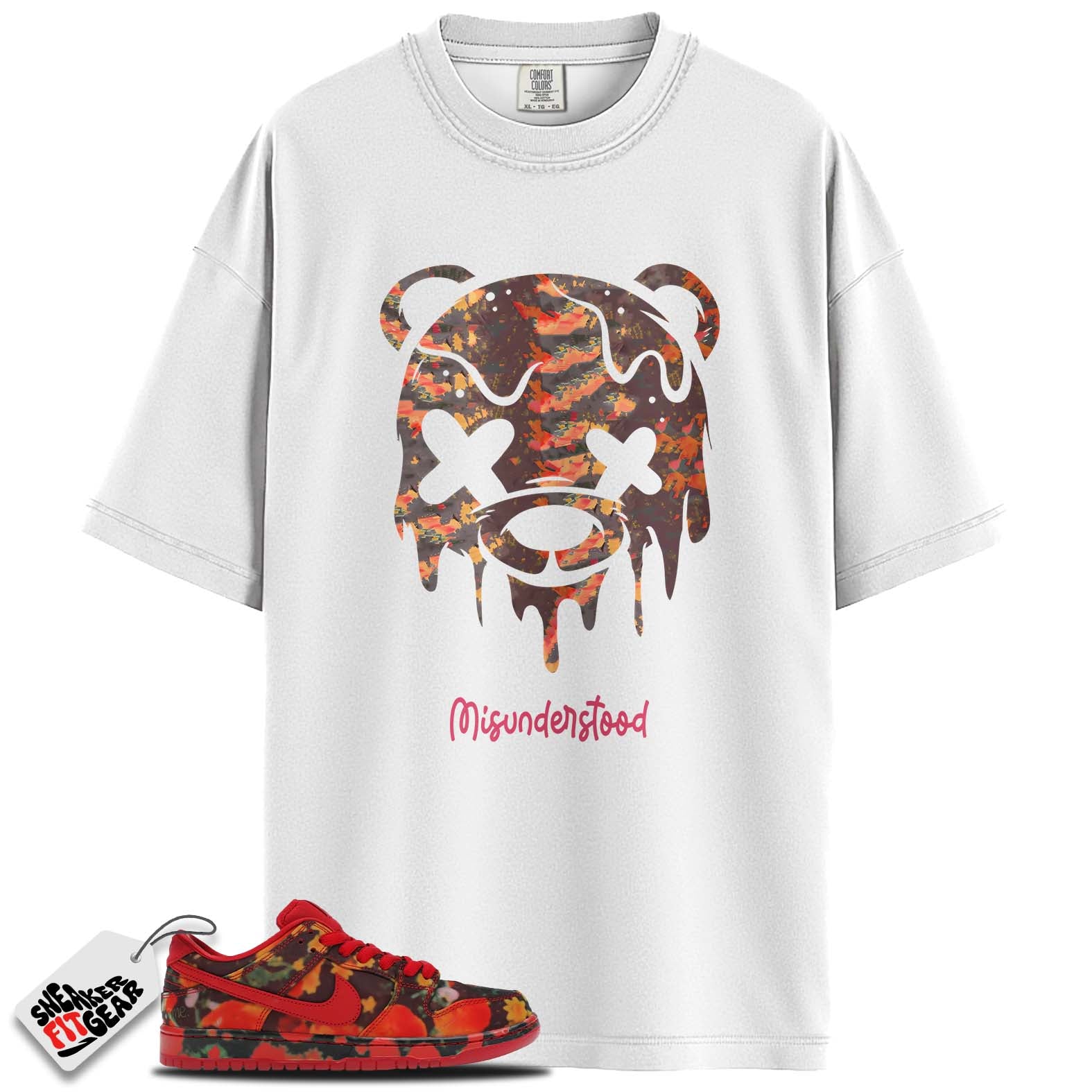 SB Dunk Low The Wizard of Oz Poppy Field Match Shirts, MISUNDERSTOOD To Match SB Dunk Low The Wizard of Oz Poppy Field