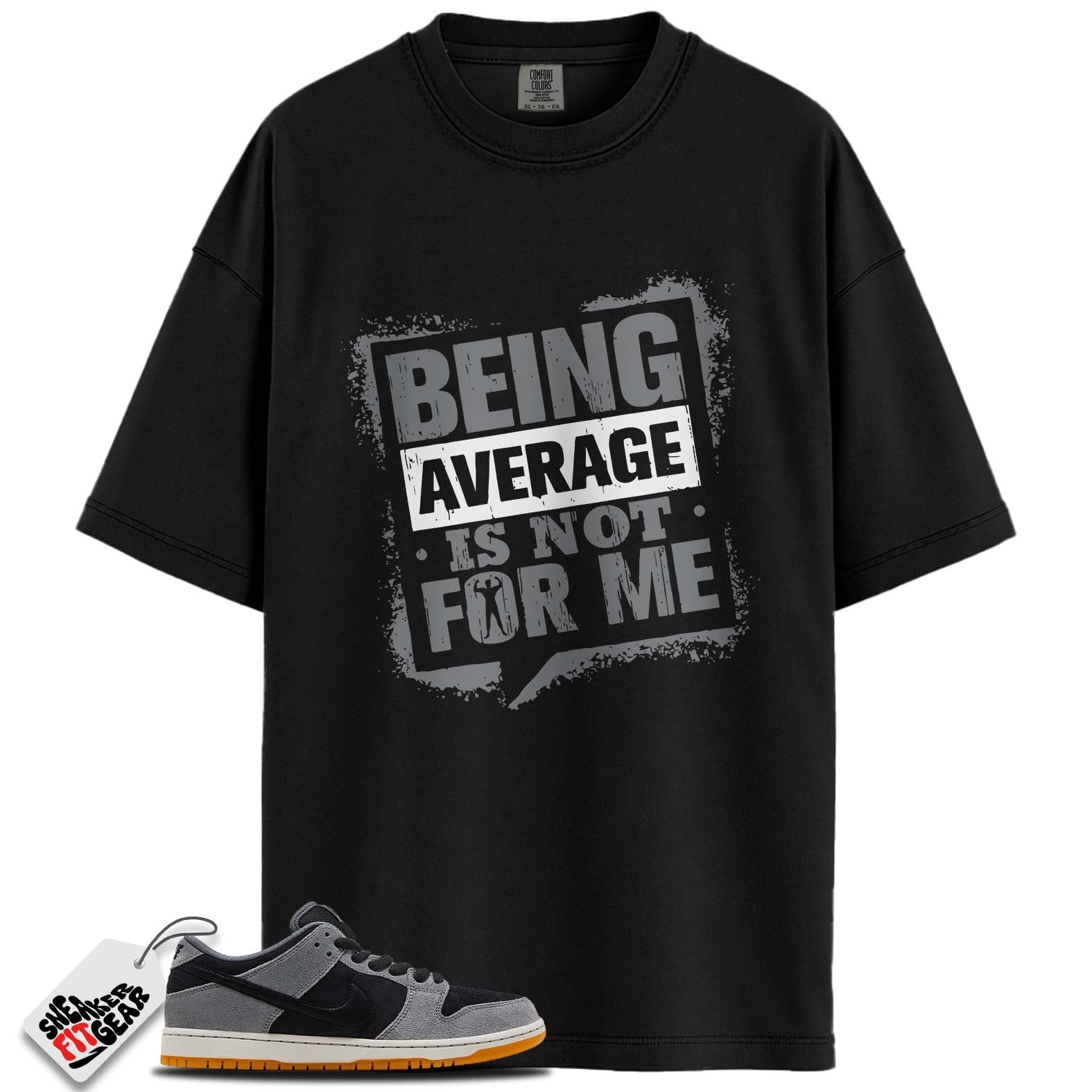 SB Dunk Low Dark Smoke Grey Match Shirts, BEING AVERAGE To Match SB Dunk Low Dark Smoke Grey