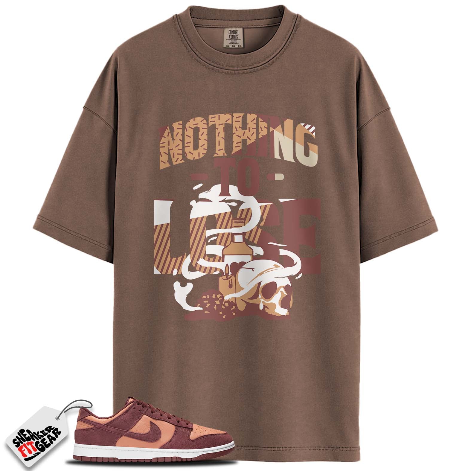 Dunk Low SE Amber Brown Match Shirts, NOTHING TO LOSE To Match Dunk Low SE Amber Brown