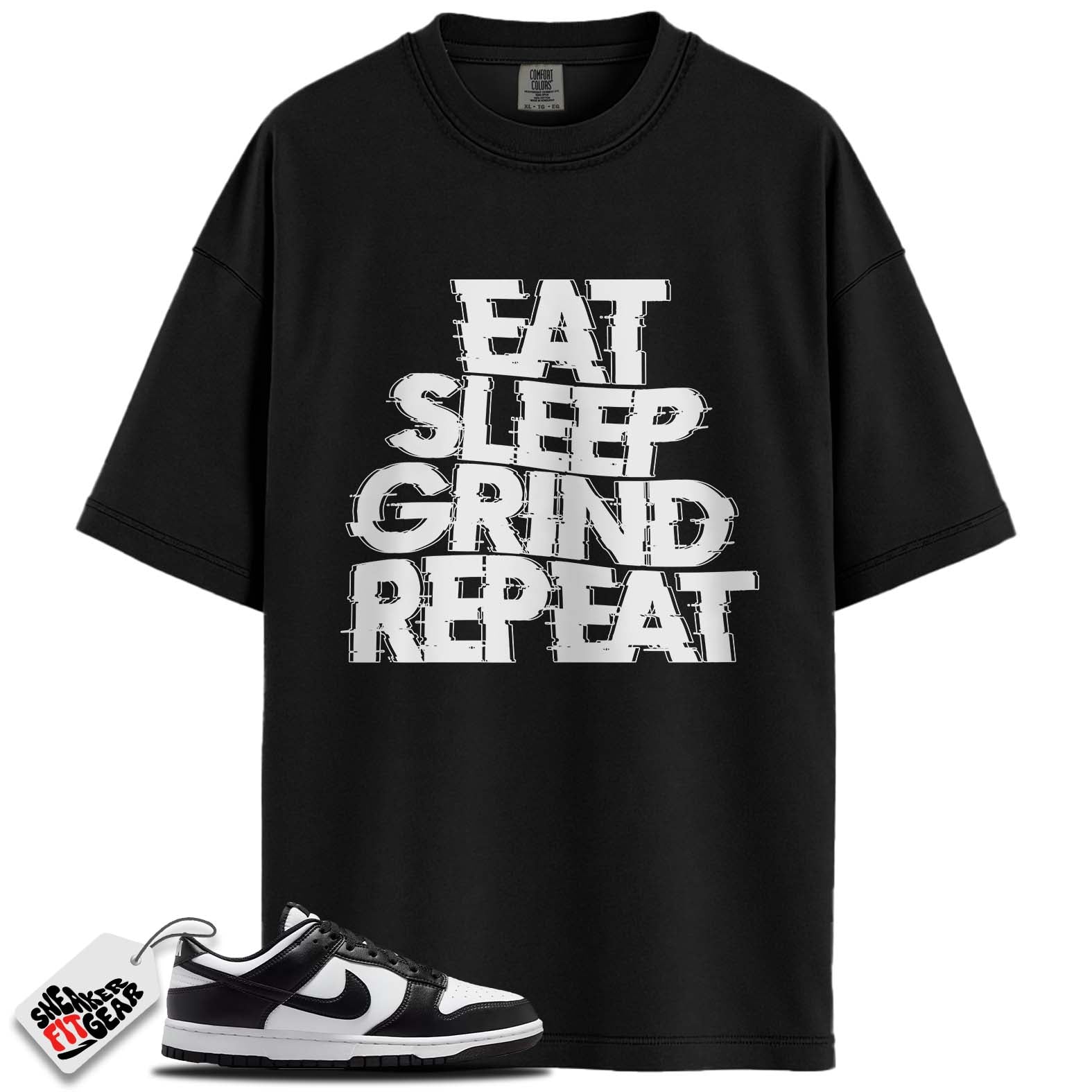 Dunk Low Retro White Black Panda Match Shirts, REPEAT To Match Dunk Low Retro White Black Panda
