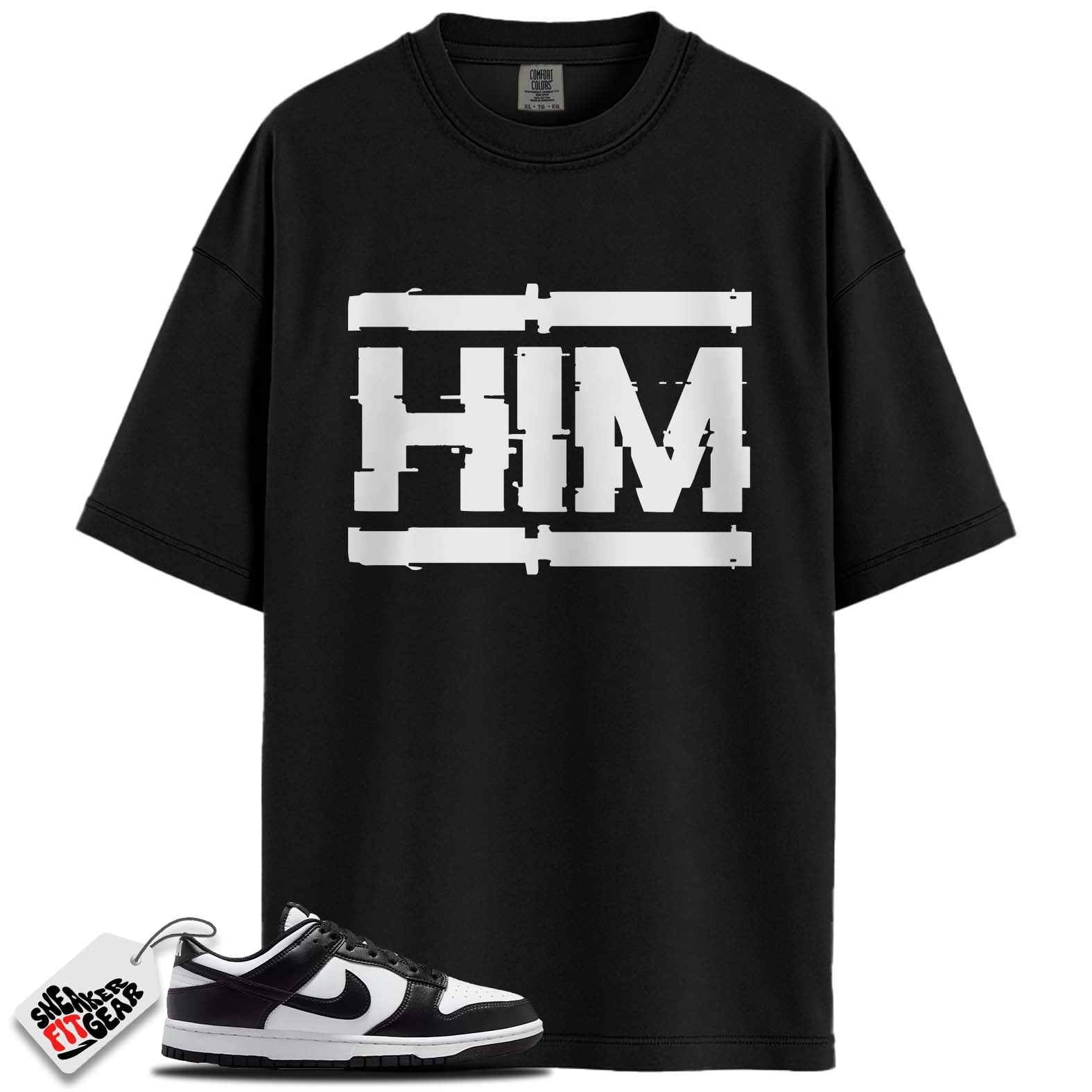 Dunk Low Retro White Black Panda Match Shirts, HIM To Match Dunk Low Retro White Black Panda