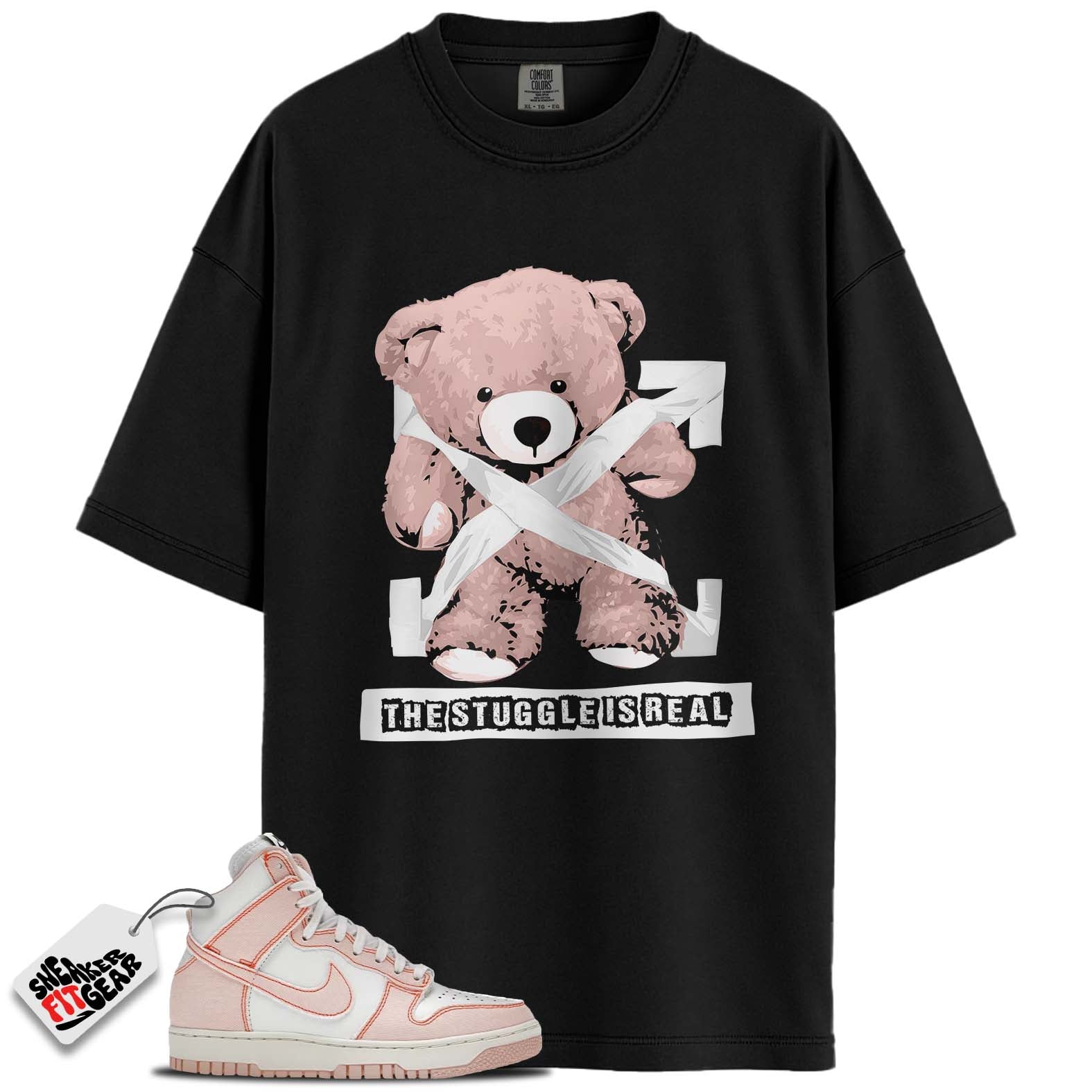Dunk High 1985 Arctic Orange Match Shirts, THE STUGGLE IS REAL To Match Dunk High 1985 Arctic Orange