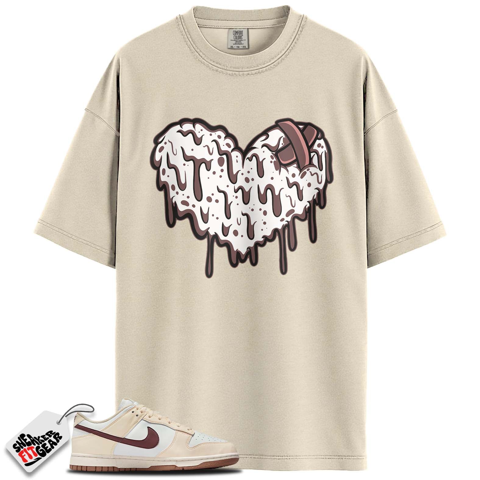 Dunk Low Next Nature Coconut Mauve Match Shirts, BROKEN HEART To Match Dunk Low Next Nature Coconut Mauve