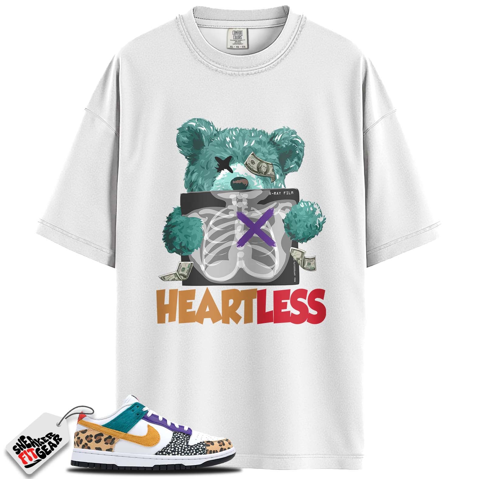 Dunk Low Safari Mix Match Shirts, HEARTLESS To Match Dunk Low Safari Mix