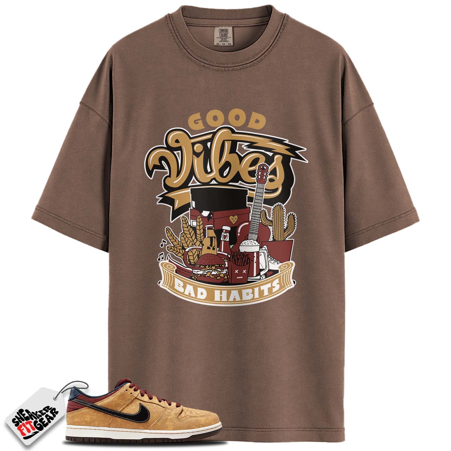 SB Dunk Low City of Cinema Match Shirts, BAD HABITS To Match SB Dunk Low City of Cinema